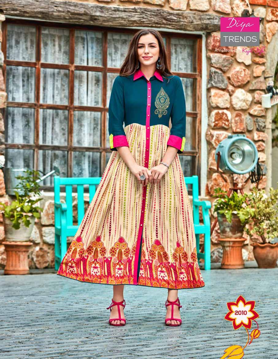 Galleria's Vol-2 Diya Trends Long Embroidery Kurti Galleria's Vol-2 Diya Trends Long Embroidery Kurti